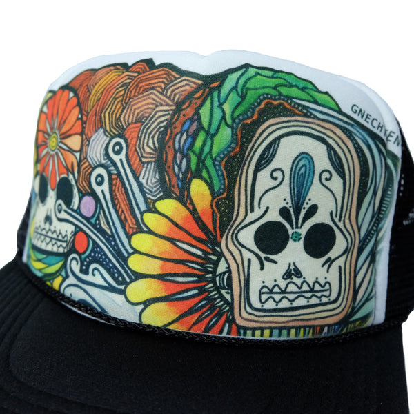 "Every Day Can Be The Day of The Dead" Trucker By NECK10