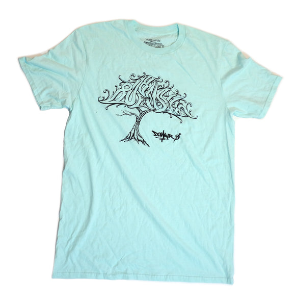 Downr Tree T-Shirt (Mint) by 808 Empire