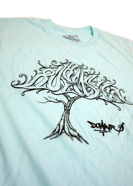 Downr Tree T-Shirt (Mint) by 808 Empire