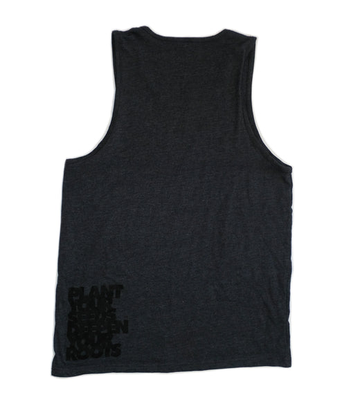 "Athletics Plant Your Seeds" Charcoal Tank Top By 808 Empire