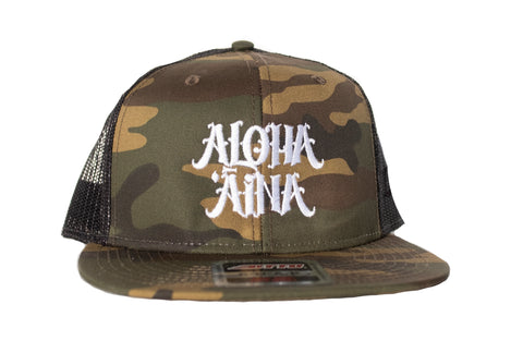 Aloha Aina Snapback (mesh back)