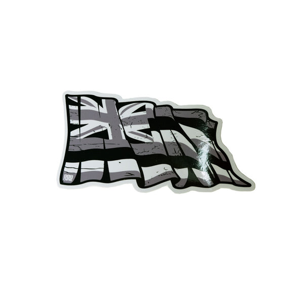 *Grey Torn Hawaii 6" Flag