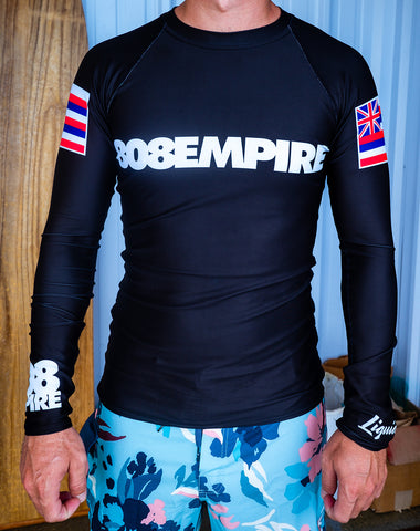 *"Hawaii" V.1 Long Sleeve Rashgaurd - 808 Empire