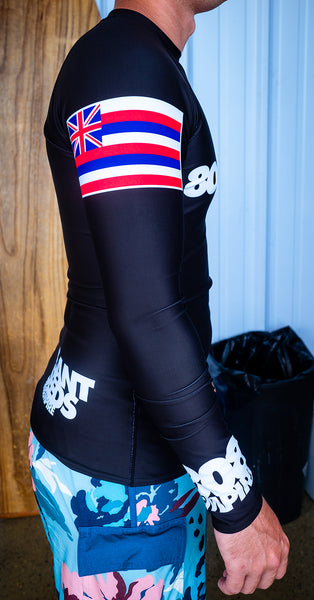 *"Hawaii" V.1 Long Sleeve Rashgaurd - 808 Empire
