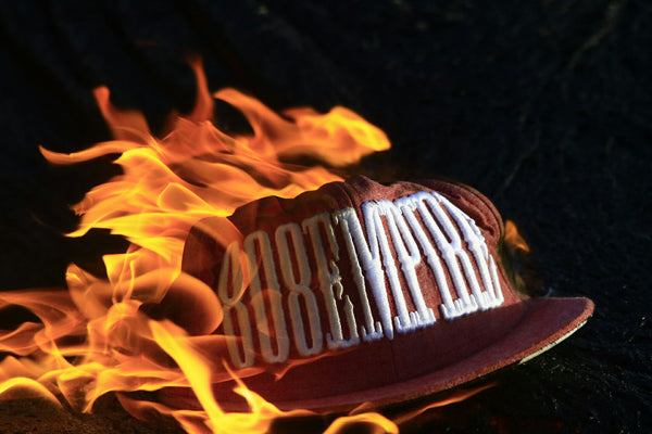 "Country" RED CHAMBRAY 3D Snapback By 808 Empire