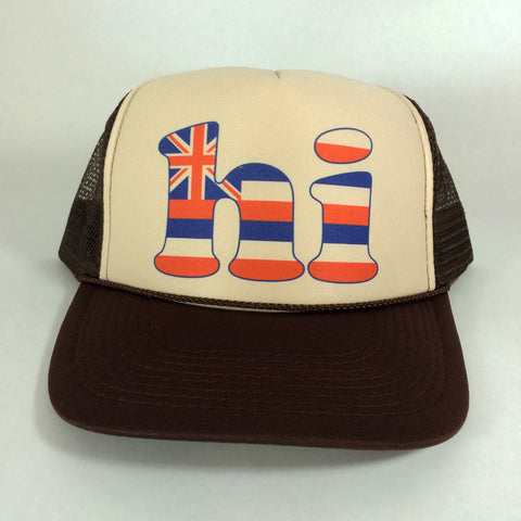 *hi Hawaii Flag Trucker