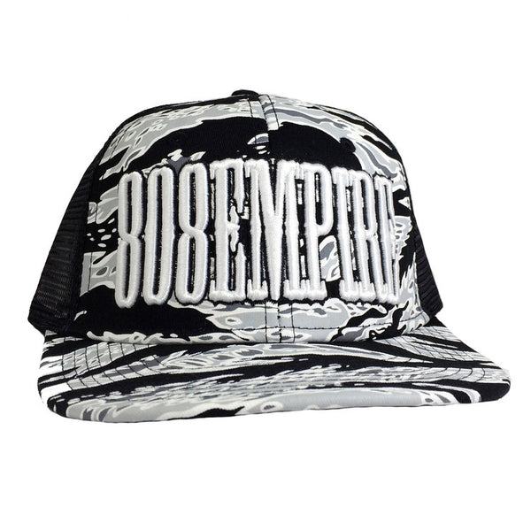 "Uppercut" Camo Trucker By 808 Empire (White)