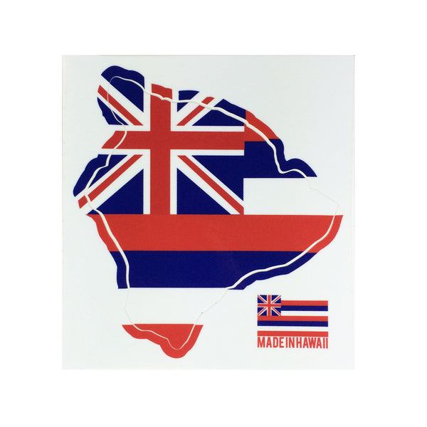 *Flag Big Island 6" Diecut Sticker
