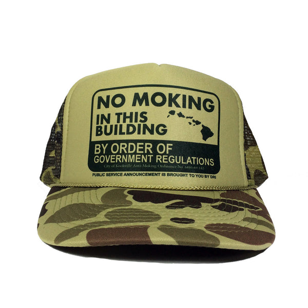 No Moking BLACK Trucker By DRI