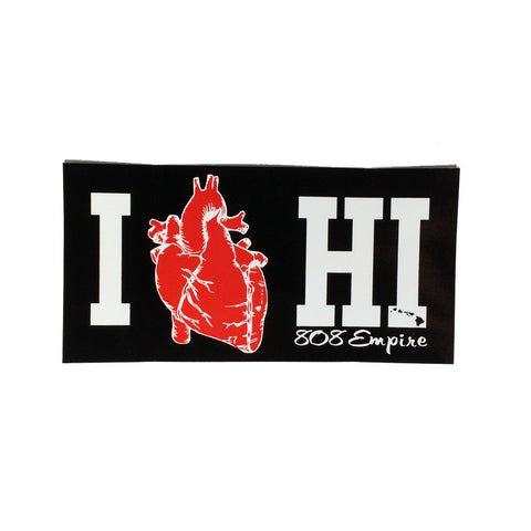 *"HI Love" Sticker By 808 Empire