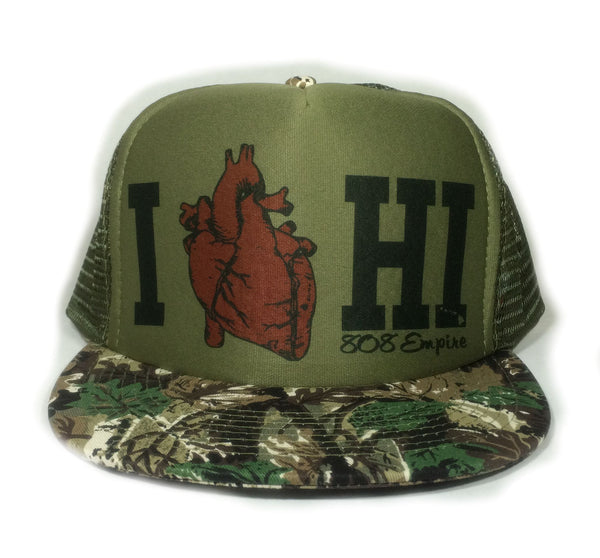 *HI Love" Trucker By 808