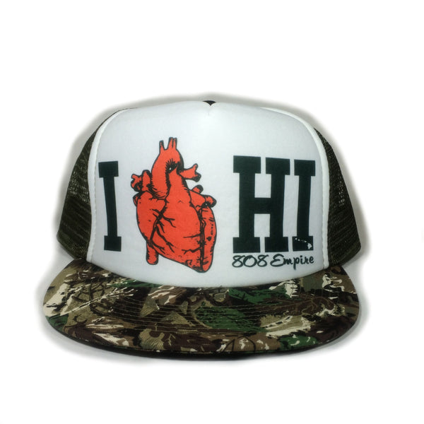 *HI Love" Trucker By 808