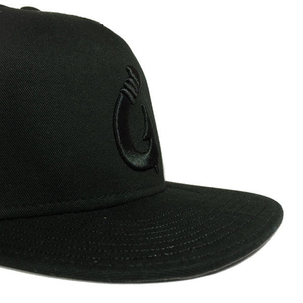 "Makau" Black Snapback By Tides Hawaii