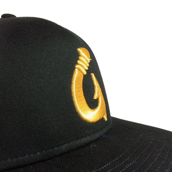 "Makau" Black/Matalic Trucker By Tides Hawaii