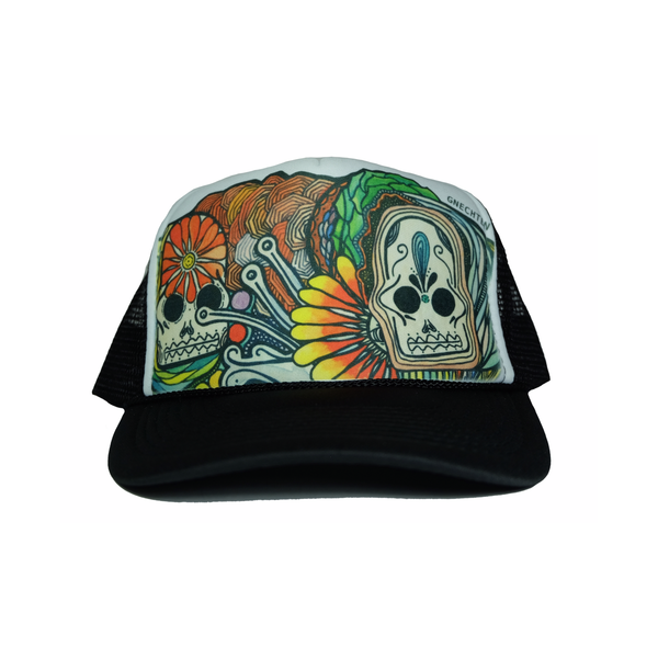 "Every Day Can Be The Day of The Dead" Trucker By NECK10