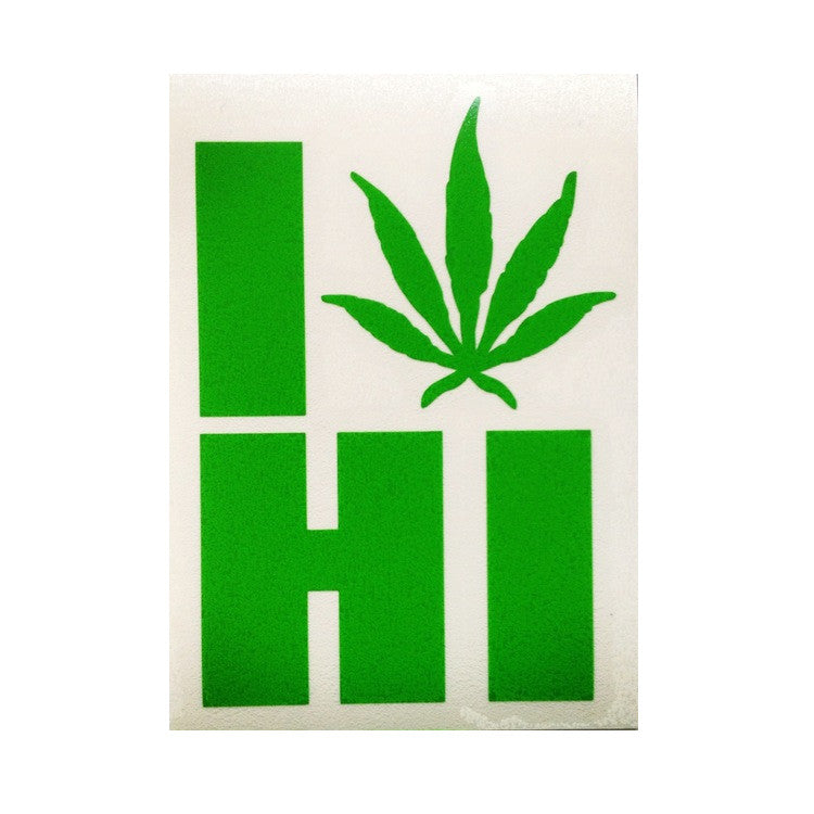 "I Weed HI" DieCut Sticker