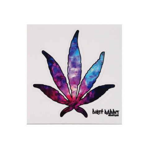 +"Cosmic Leaf" 3" Sticker By DRI