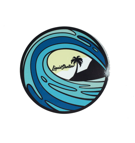 Liquid Shelter Wave Sticker