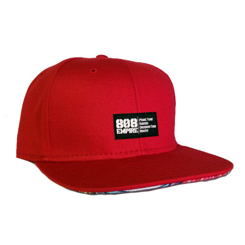 *"Swavy" RED Woven Snapback By 808 Empire