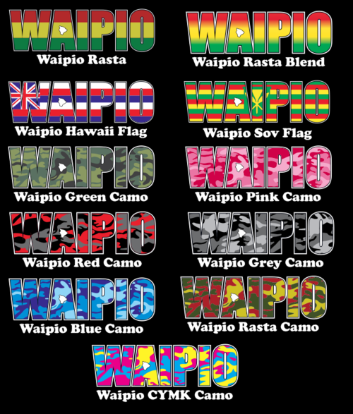 Waipio Impact Sticker  (click for colors)