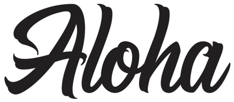 Aloha Hug Diecut Sticker