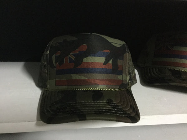 +Hawaii Flag Trucker By Liquid Shelter