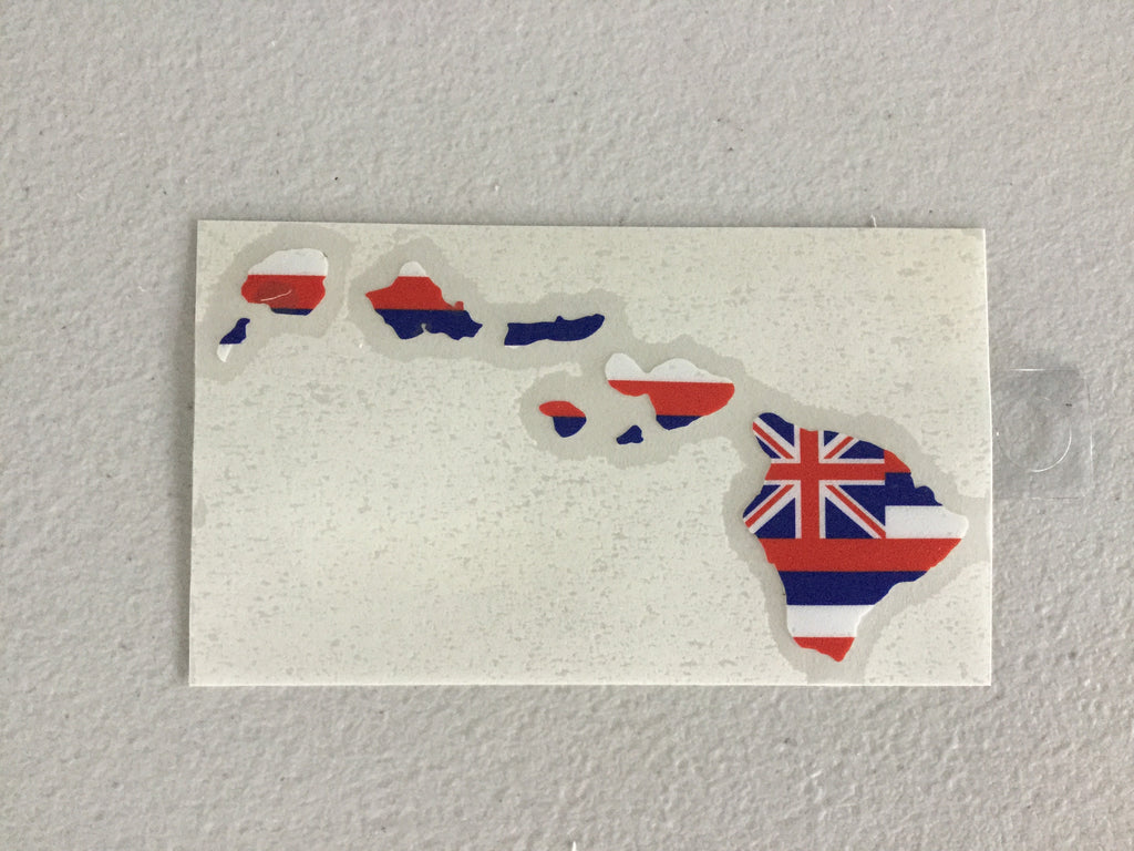 *Hawaii Flag Island Chain 5" Sticker