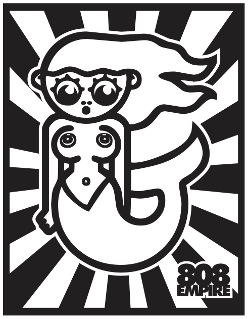 Mermaid Sticker by 808 Empire