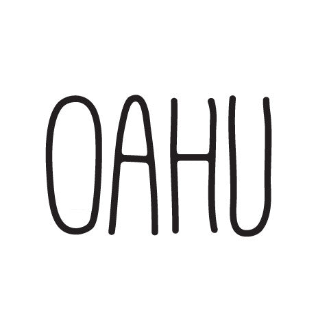 *Oahu Skinny Diecut Sticker
