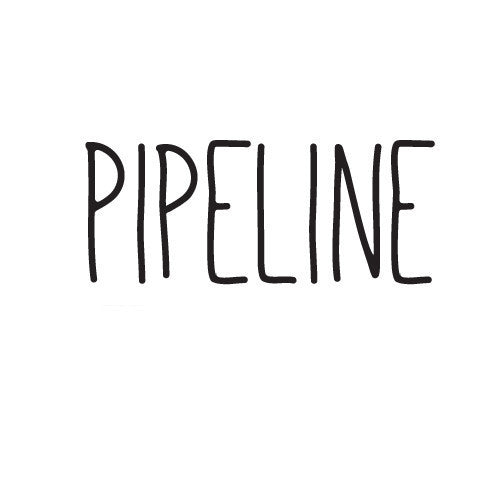 *Pipeline Skinny Diecut Sticker