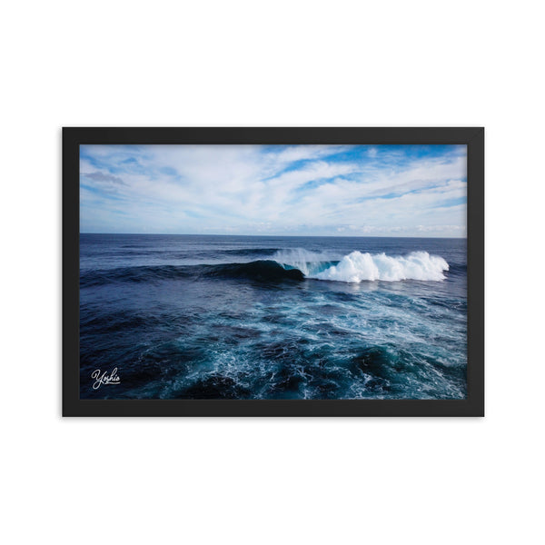 "Keaukaha Blue" Framed Art