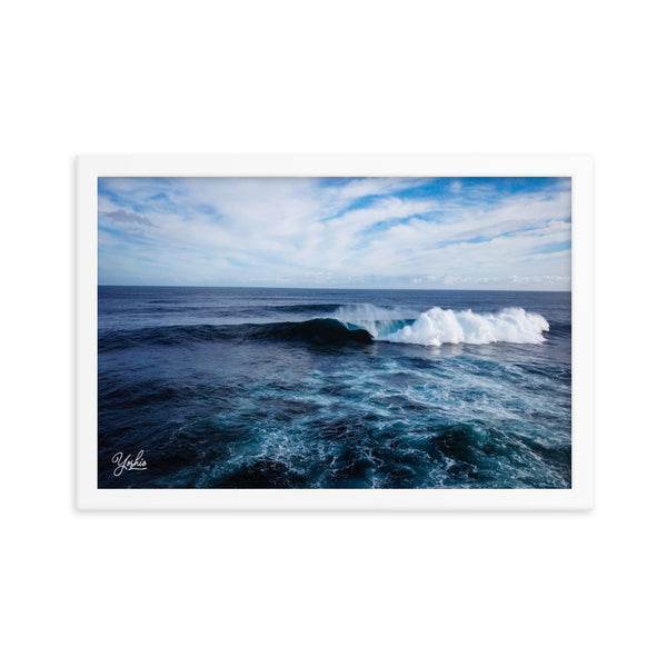 "Keaukaha Blue" Framed Art