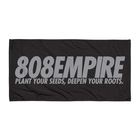 "Slacker " Black/Grey Towel by 808 Empire