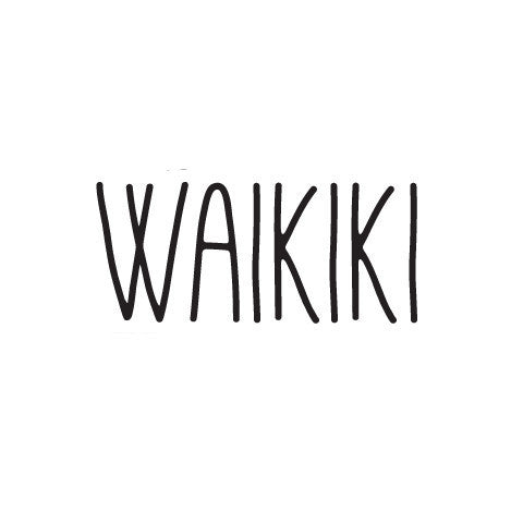 *Waikiki Skinny Diecut Sticker